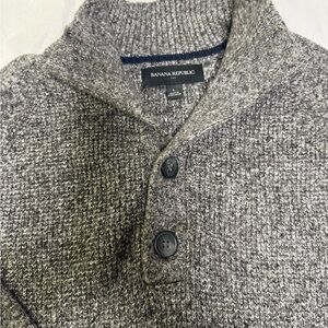 Banana Republic Charcoal Men's Cardigan